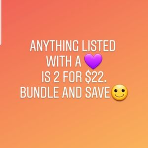💜 2 for $22